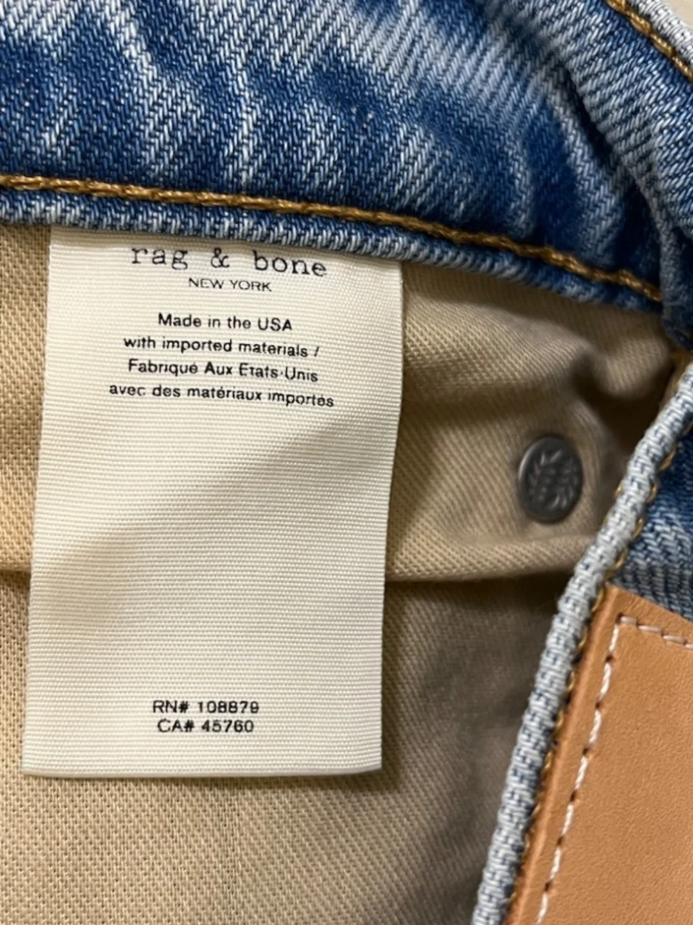 Rag & Bone Maya 6Inch DENIM Short size 26 NWT